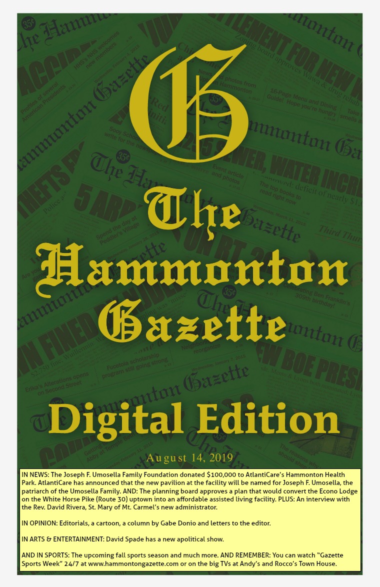 The Hammonton Gazette 08/14/19 Edition