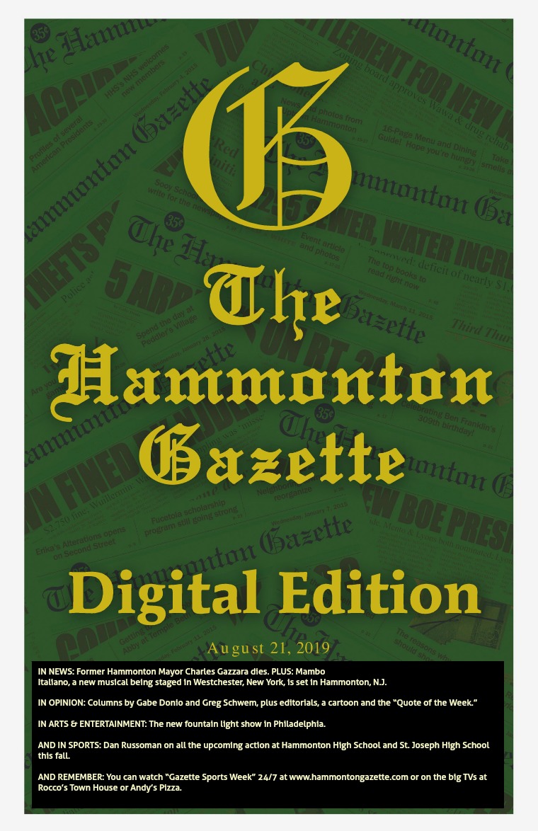 The Hammonton Gazette 08/21/19 Edition