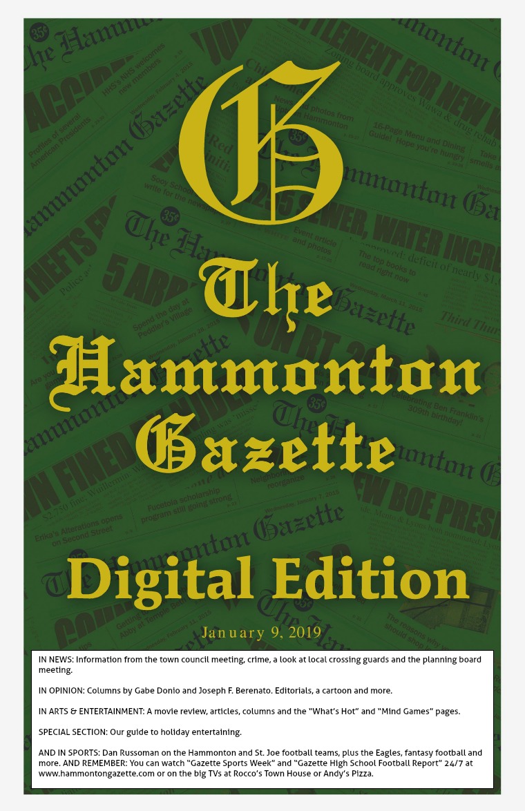 The Hammonton Gazette 11/13/19 Edition