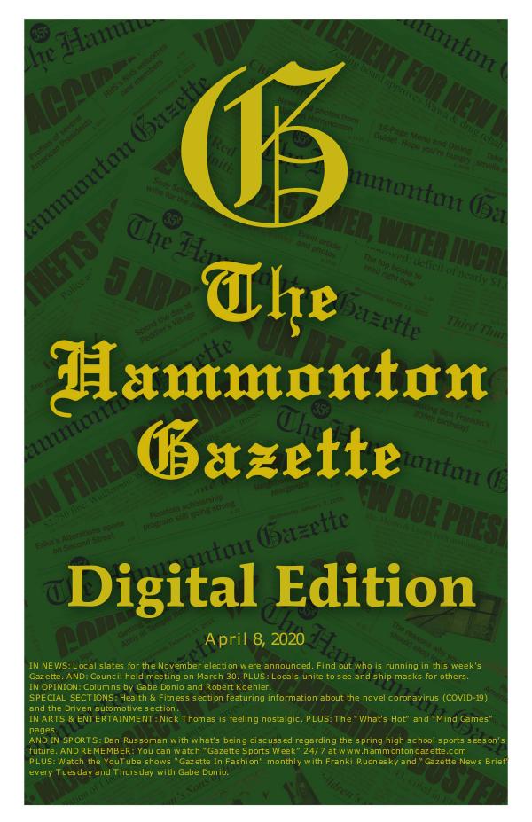 The Hammonton Gazette 040820 Hammonton Gazette