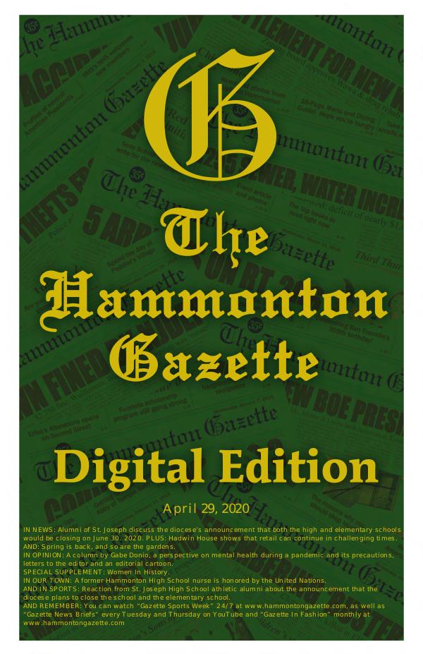 The Hammonton Gazette 042920 Hammonton Gazette Digital Edition