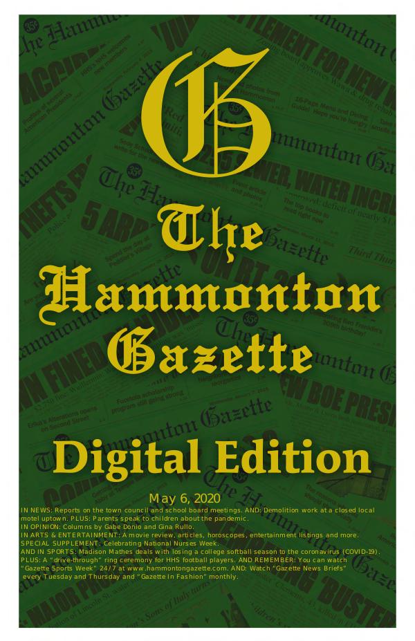 The Hammonton Gazette 050620  Digital Edition of The Hammonton Gazette