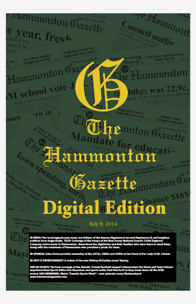 The Hammonton Gazette 07/09/14 Edition