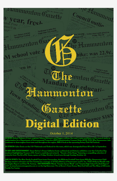The Hammonton Gazette 10/01/14 Edition