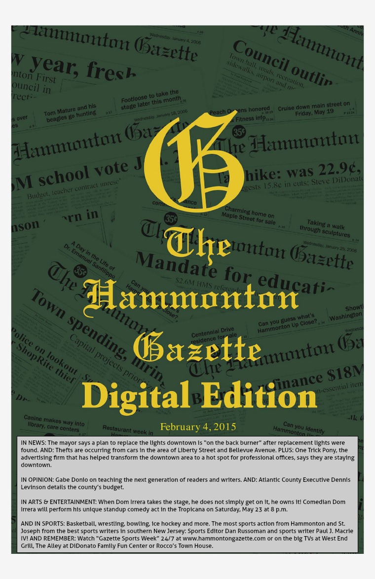 The Hammonton Gazette 02/04/15
