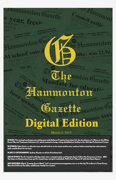 The Hammonton Gazette 03/04/15 Edition