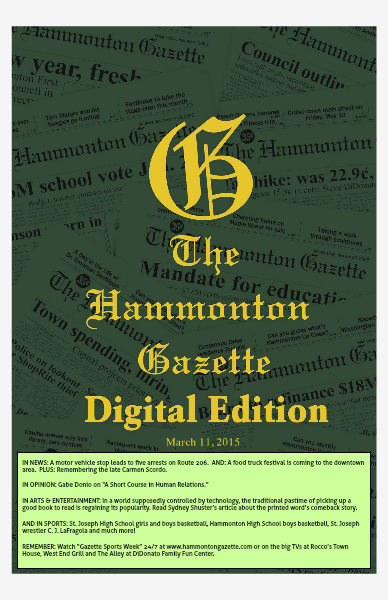 The Hammonton Gazette 03/11/15 Edition