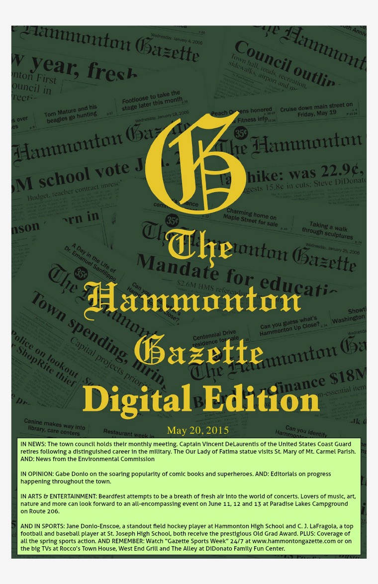 The Hammonton Gazette 05/20/15