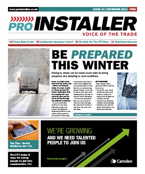 Pro Installer December 2015 - Issue 33