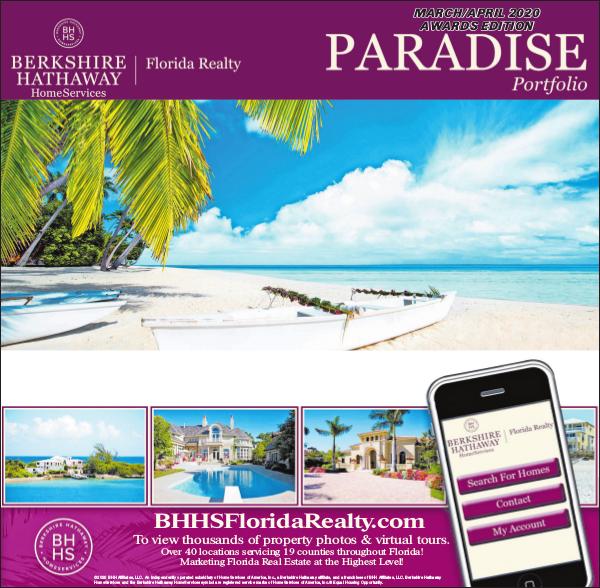 Paradise Portfolio – Miami Herald Edition March / April 2020 Miami Herald - Paradise Portfolio Awards Edition M