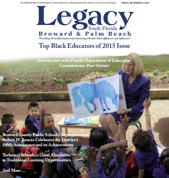 Legacy 2015 South Florida: Top Black Educators Issue