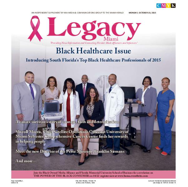 Legacy 2015 Miami: Black Healthcare Issue