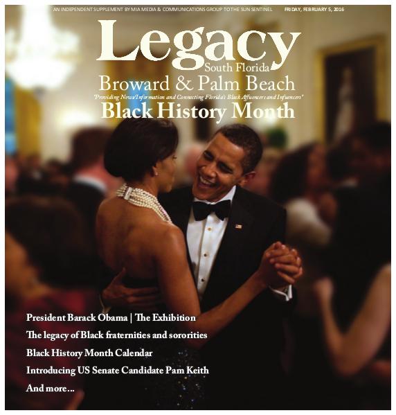 Legacy 2016 South Florida: Black History Month Issue