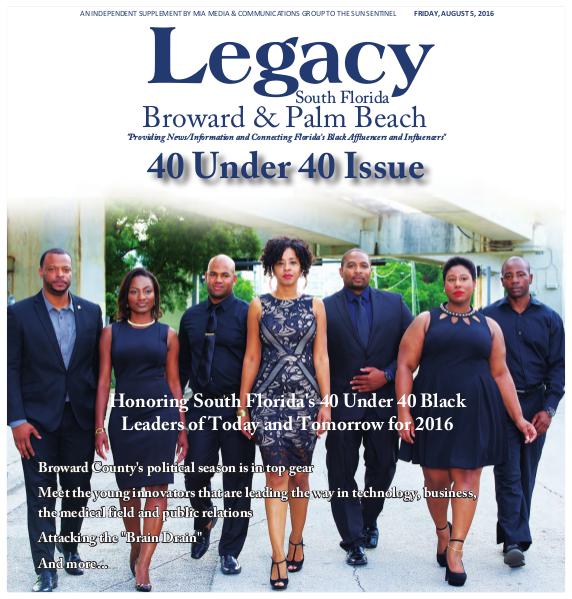 Legacy 2016 South Florida: 40 Under 40 Issue