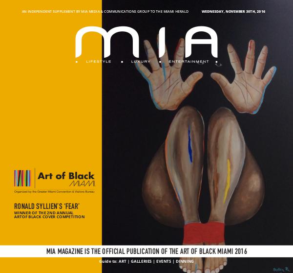 MIA Magazine Art of Black Miami December 2016