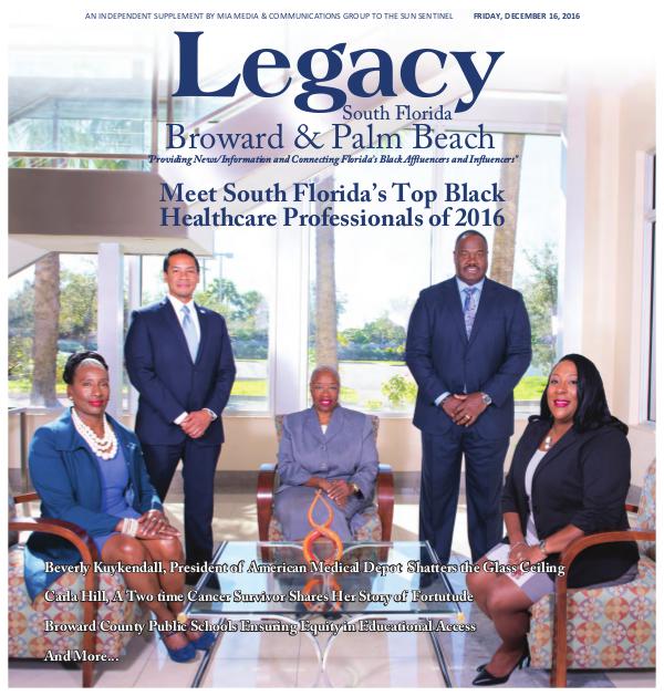 Legacy 2016 South Florida: Healthcare Issue