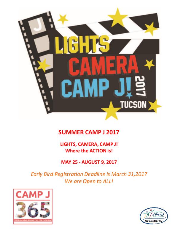 Summer Camp Brochure 2017 Camp J Summer Camp Brochure 2017