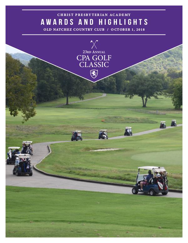 CPA 23rd Annual Golf Classic Awards and Highlights CPA 23rd Annual Golf Classic Highlights