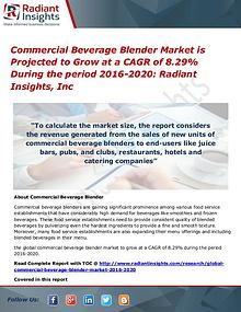 Commercial Beverage Blender Market