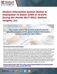 Student Information System Market is Anticipated to Reach