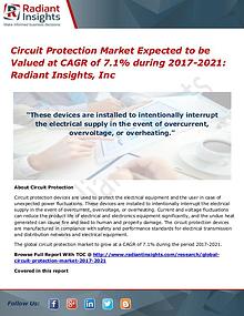 Circuit Protection Market Expected to Be Valued at CAGR of 7.1%