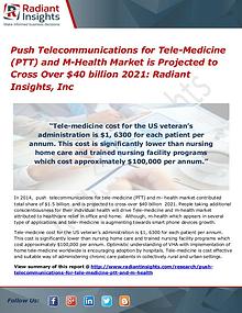 Push Telecommunications for Tele-Medicine (PTT) and M-Health Market