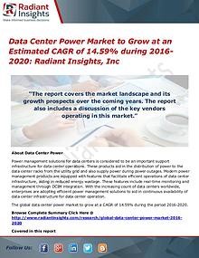 Data Center Power Market to Grow at an Estimated CAGR of 14.59%