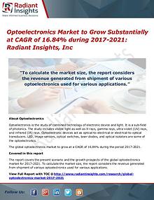 Optoelectronics Market to Grow Substantially at CAGR of 16.84% During