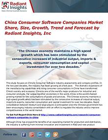 China Consumer Software Companies Market Share, Size, Growth, Trend
