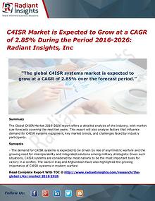 C4ISR Market is Expected to Grow at a CAGR of 2.85% During the Period