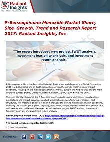 P-Benzoquinone Monoxide Market Share, Size, Growth, Trend and Researc
