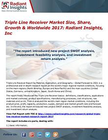 Triple Line Receiver Market Size, Share, Growth & Worldwide 2017
