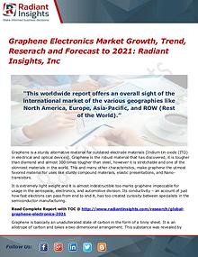 Graphene Electronics Market Growth, Trend, Reserach 2021