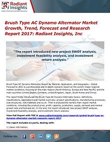 Brush Type AC Dynamo Alternator Market Growth, Trend, Forecast 2017