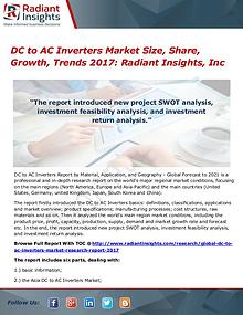 DC to AC Inverters Market Size, Share, Growth, Trends 2017