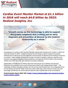 Cardiac Event Monitor Market will reach $4.8 billion by 2023