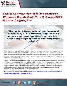 Cancer Generics Market 2022