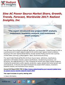 Sine AC Power Source Market Share, Growth, Trends, Forecast 2017