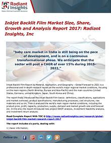 Inkjet Backlit Film Market Size, Share, Growth 2017