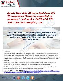 South-East Asia Rheumatoid Arthritis Therapeutics Market 2022