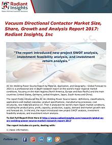 Vacuum Directional Contactor Market Size, Share, Growth 2017