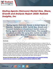 Styling Agents (Haircare) Market Size, Share, Growth 2017