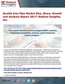 Ductile Iron Pipe Market Size, Share, Growth and Analysis Report 2017