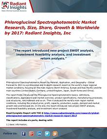 Phloroglucinol Spectrophotometric Market Research, Size, Share 2017