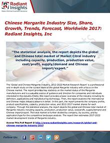 Chinese Margarite Industry Size, Share, Growth, Trends, Forecast 2017