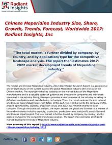 Chinese Meperidine Industry Size, Share, Growth, Trends 2017