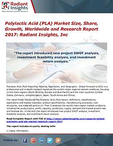 Polylactic Acid (PLA) Market Size, Share, Growth, Worldwide 2017