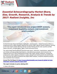 Essential Echocardiography Market Share, Size, Growth, Research 2017