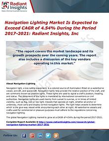 Navigation Lighting Market Is Expected to Exceed CAGR of 4.54%