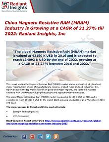 China Magneto Resistive RAM (MRAM) Industry 2022